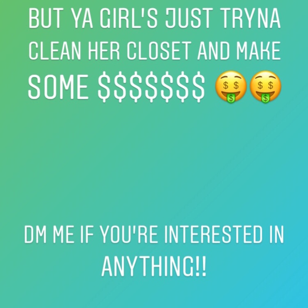PLEASE READ CLOSET CLEAN OUT
